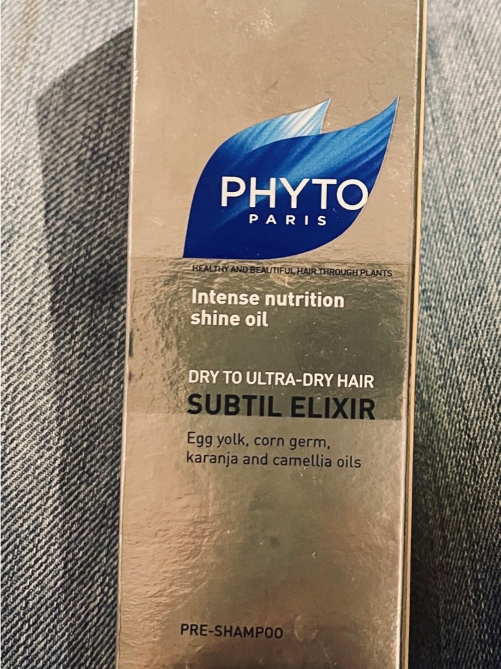 PHYTO Paris Subtil Elixir Intense Nutrition Shine Oil - Gold/Blue